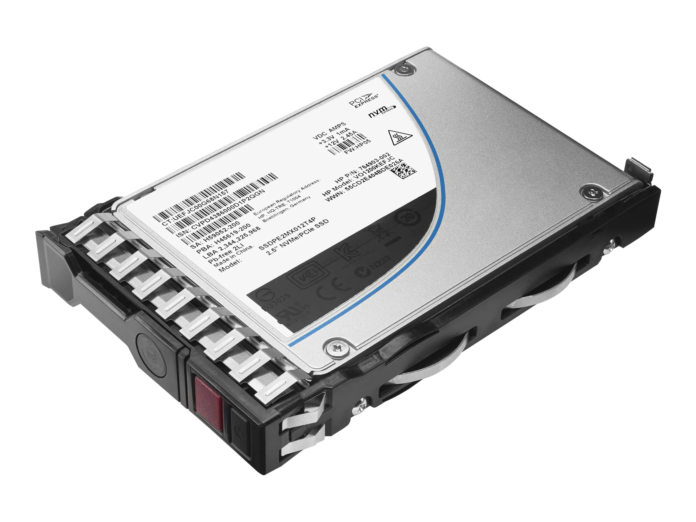 HPE Mixed Use - SSD - 1.6 TB - Hot-Swap - 2.5" SFF (6.4 cm SFF)
