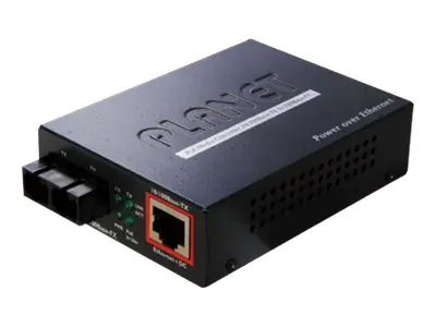 PLANET FTP-802 - Medienkonverter - 100Mb LAN - 10Base-T, 100Base-FX, 100Base-TX - SC multi-mode / RJ-45 - bis zu 2 km - 1310 nm