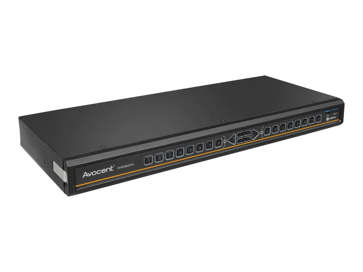 Avocent Switchview Matrix SVM180DPH - KVM-Switch - 8 x KVM port(s) - TAA-konform Avocent Switchview Matrix SVM180DPH - KVM-Switch - 8 x KVM port(s) - TAA-konform