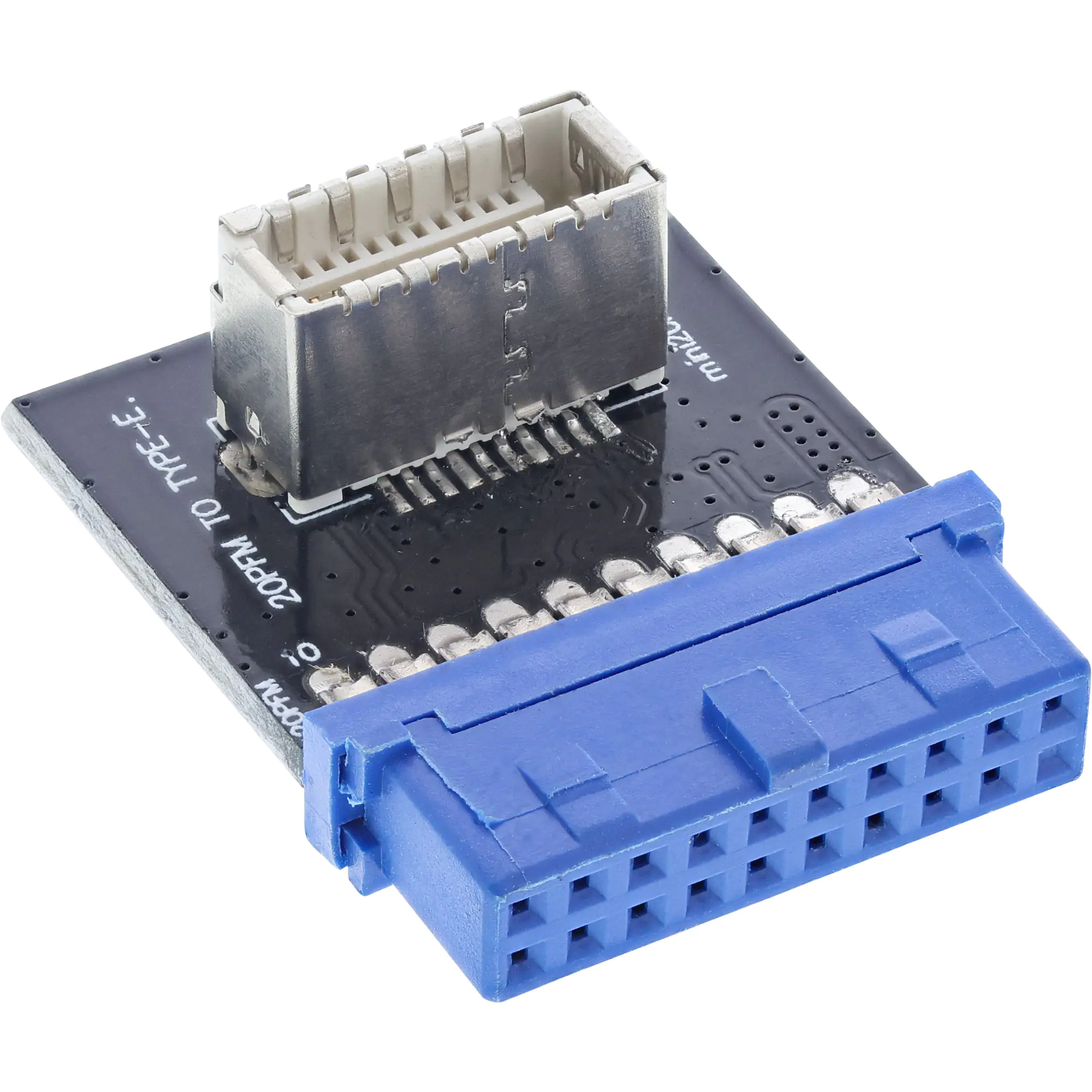 InLine - Interner USB-Adapter - 20-poliger USB 3.0 Kopf (W) zu 20-poliger USB 3.1 Header (W) Key-B