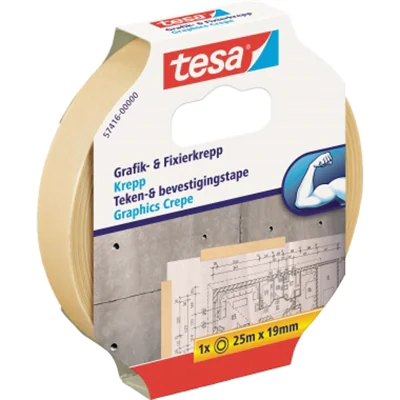 tesa Fixierband 57416-00000 19mmx25m Papier beige tesa Fixierband 57416-00000 19mmx25m Papier beige