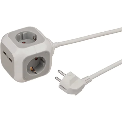brennenstuhl Steckdosenwürfel ALEA-Power 1150100 4fach +2xUSB brennenstuhl Steckdosenwürfel ALEA-Power 1150100 4fach +2xUSB