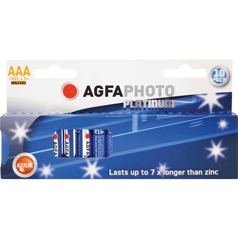 AgfaPhoto Batterie 10 x AAA - Alkalisch 110-803968