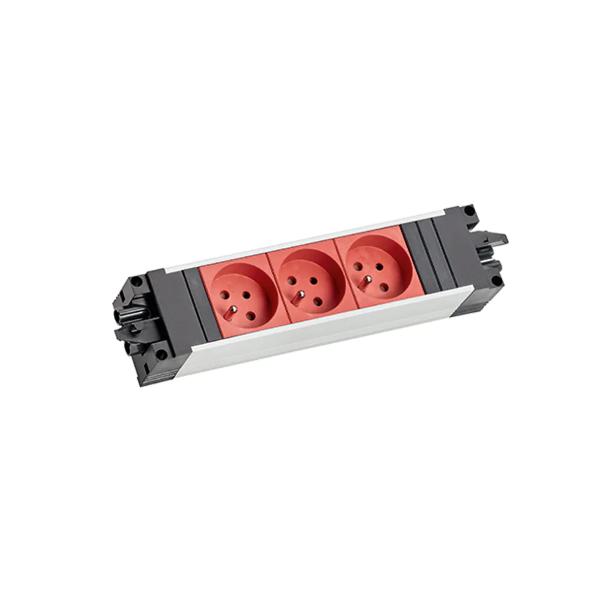 Bachmann Steckdosenleiste STEP ALU 3XUTE EDV GST18 Bachmann Steckdosenleiste STEP ALU 3XUTE EDV GST18