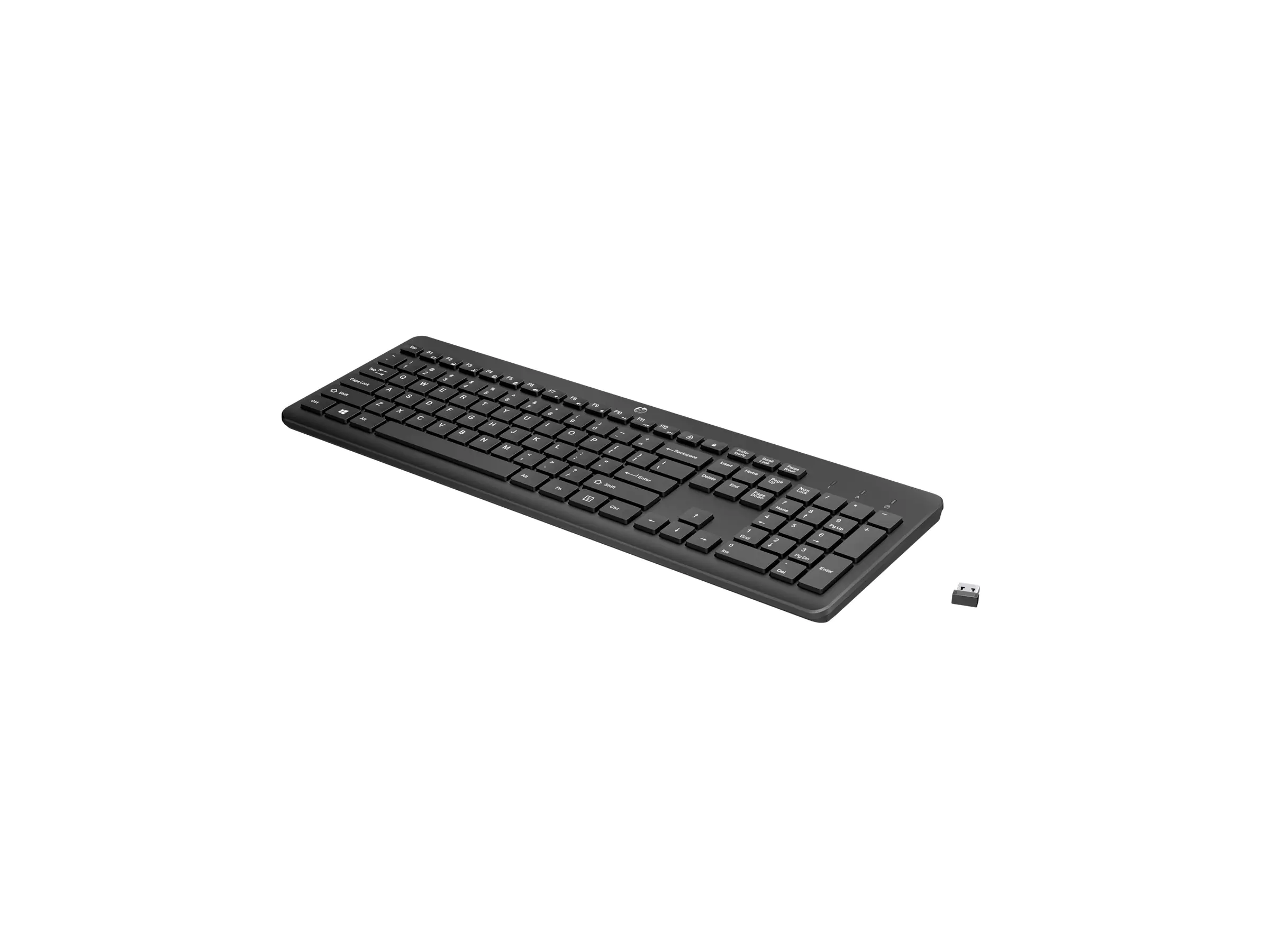 HP 230 - Tastatur - kabellos - 2.4 GHz - Deutsch 3L1E7AA#ABD