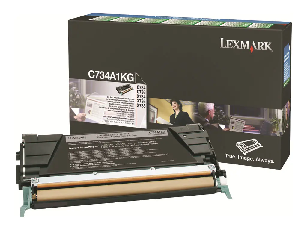 Lexmark - Schwarz - Original - Tonerpatrone LCCP, LRP - für Lexmark C734, C736, X734, X736, X738