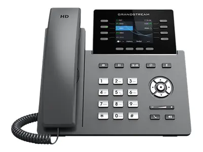 Grandstream GRP2624 - VoIP-Telefon - IEEE 802.11a/b/g/n/ac (Wi-Fi) / Bluetooth - fünfwegig Anruffunktion - SIP, RTCP, RTP, SRTP - 8 Leitungen