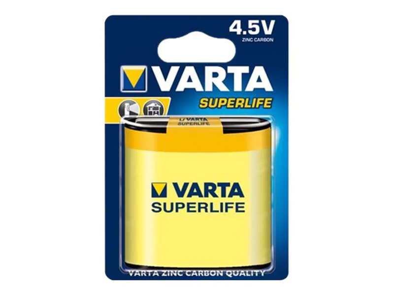 Varta SUPERLIFE 4.5 V, 4.5V, Zink-Karbon, 4,5 V, 1 Stück(e), 67 mm, 109 g 02012 101 411