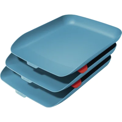 Leitz Briefkorb Cosy 53582061 A4 PS blau 3 St./Pack. Leitz Briefkorb Cosy 53582061 A4 PS blau 3 St./Pack.