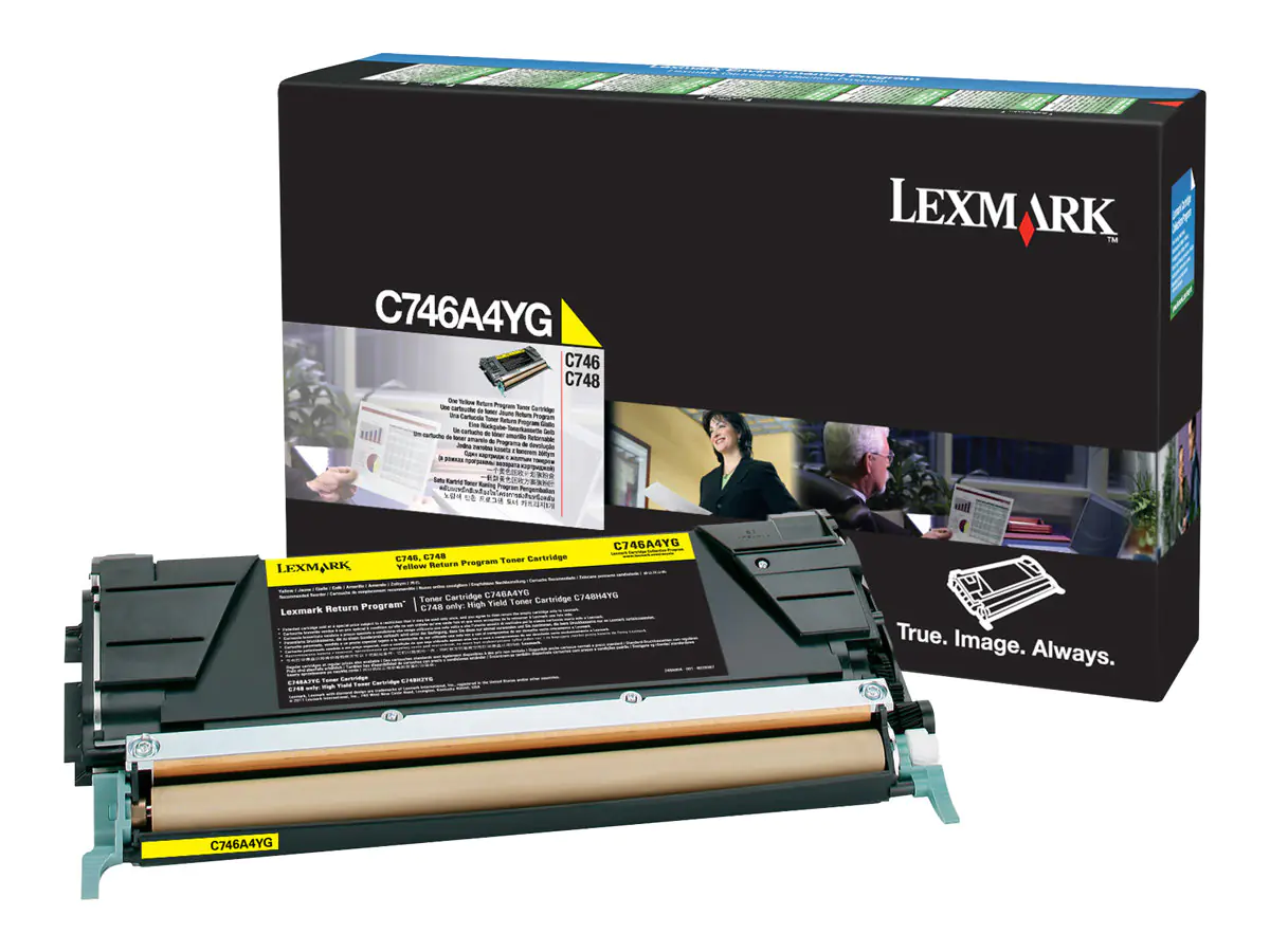 Lexmark - Gelb - Original - Tonerpatrone LCCP, LRP - für Lexmark C746dn, C746dtn, C746n, C748de, C748dte, C748e