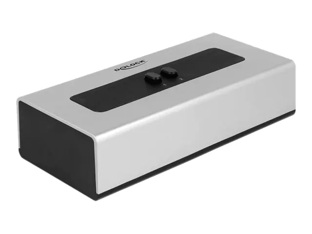 DeLock Switch DVI 2 port manual bidirectional - Bildschirm-Switch - 2 x DVI - Desktop