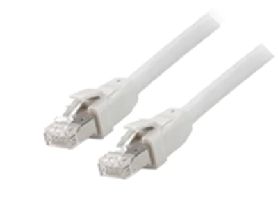 equip - Patch-Kabel - RJ-45 (M) zu RJ-45 (M) - 2 m - S/FTP - CAT 8.1 - halogenfrei - Grau