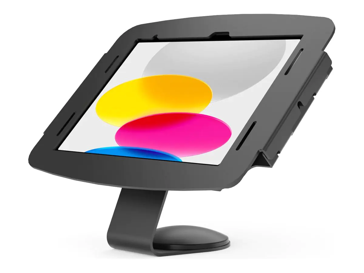 Compulocks iPad 10.2" Space Enclosure Core Counter Stand or Wall Mount - Gehäuse - für Tablett - 45 Grad fest - Metall - Schwarz - Wandmontage - für Apple 10.2-inch iPad Wi-Fi, Wi-Fi + Cellular, Wi-Fi Personalized