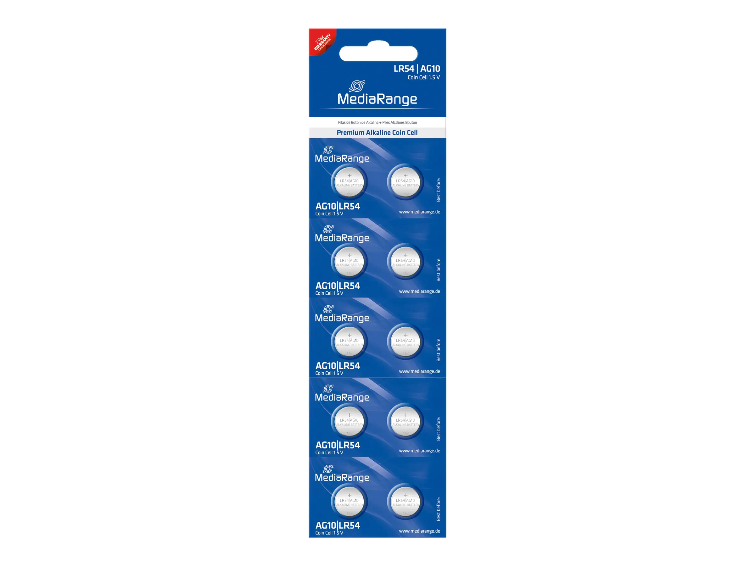 MEDIARANGE Premium - Batterie 10 x LR54 - Alkalisch MRBAT112