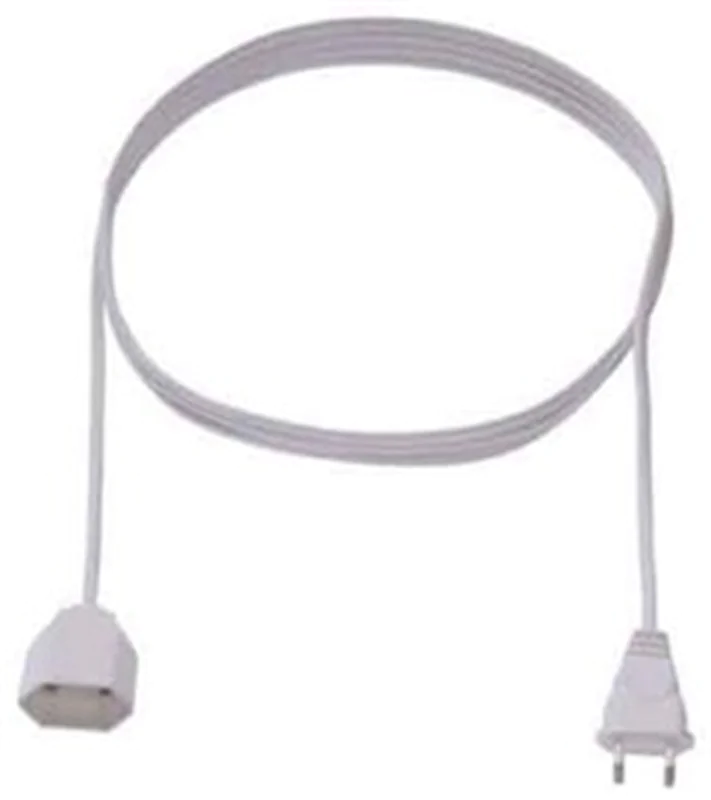 Bachmann Euro-Verlängerung, H03VVH2-F2 0,75 mm², weiß, 2,0m Bachmann Euro-Verlängerung, H03VVH2-F2 0,75 mm², weiß, 2,0m