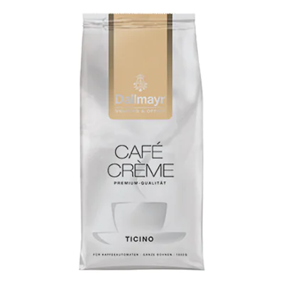 Dallmayr Kaffee Cafe Creme Ticino ganze Bohne 1.000 g/Pack. Dallmayr Kaffee Cafe Creme Ticino ganze Bohne 1.000 g/Pack.