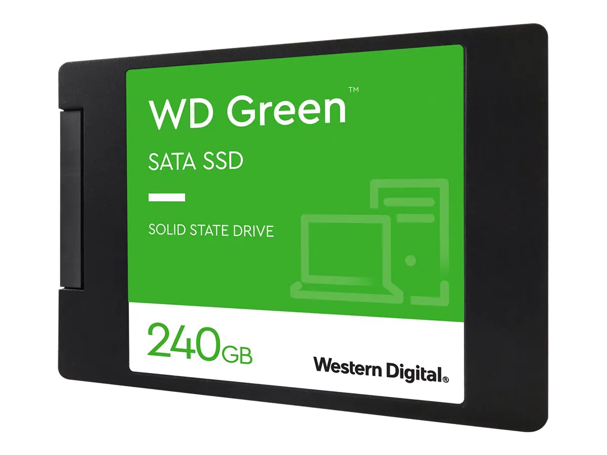 WD Green 240GB 2.5" Serial ATA III intern SATA 6Gb/s - WDS240G2G0A