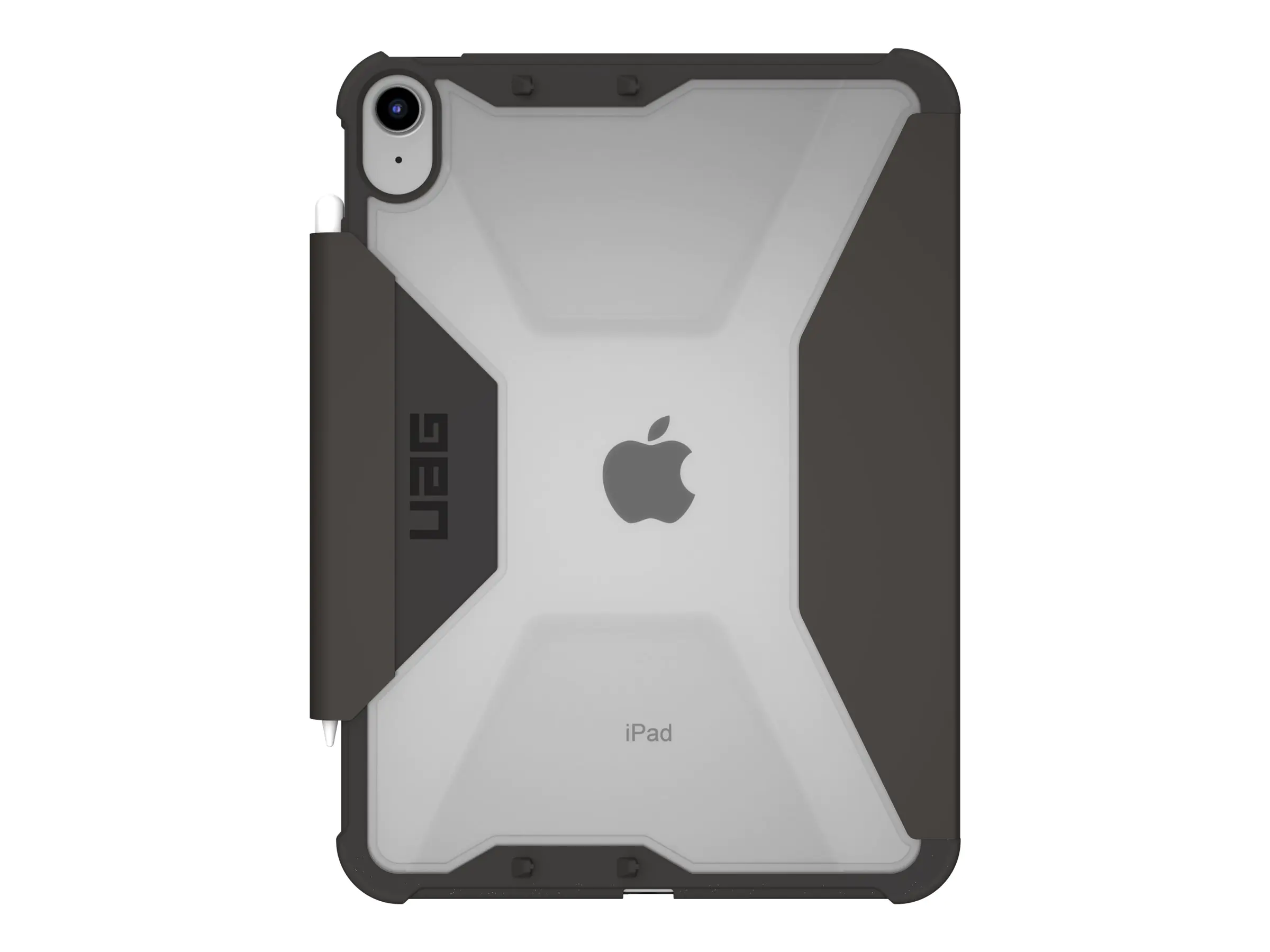 UAG Rugged Case for iPad 10.9 (10th Gen, 2022) - Plyo Black/Ice - Flip-Hülle für Tablet - medizinische Qualität - Eis schwarz - für Apple 10.9-inch iPad (10. Generation)
