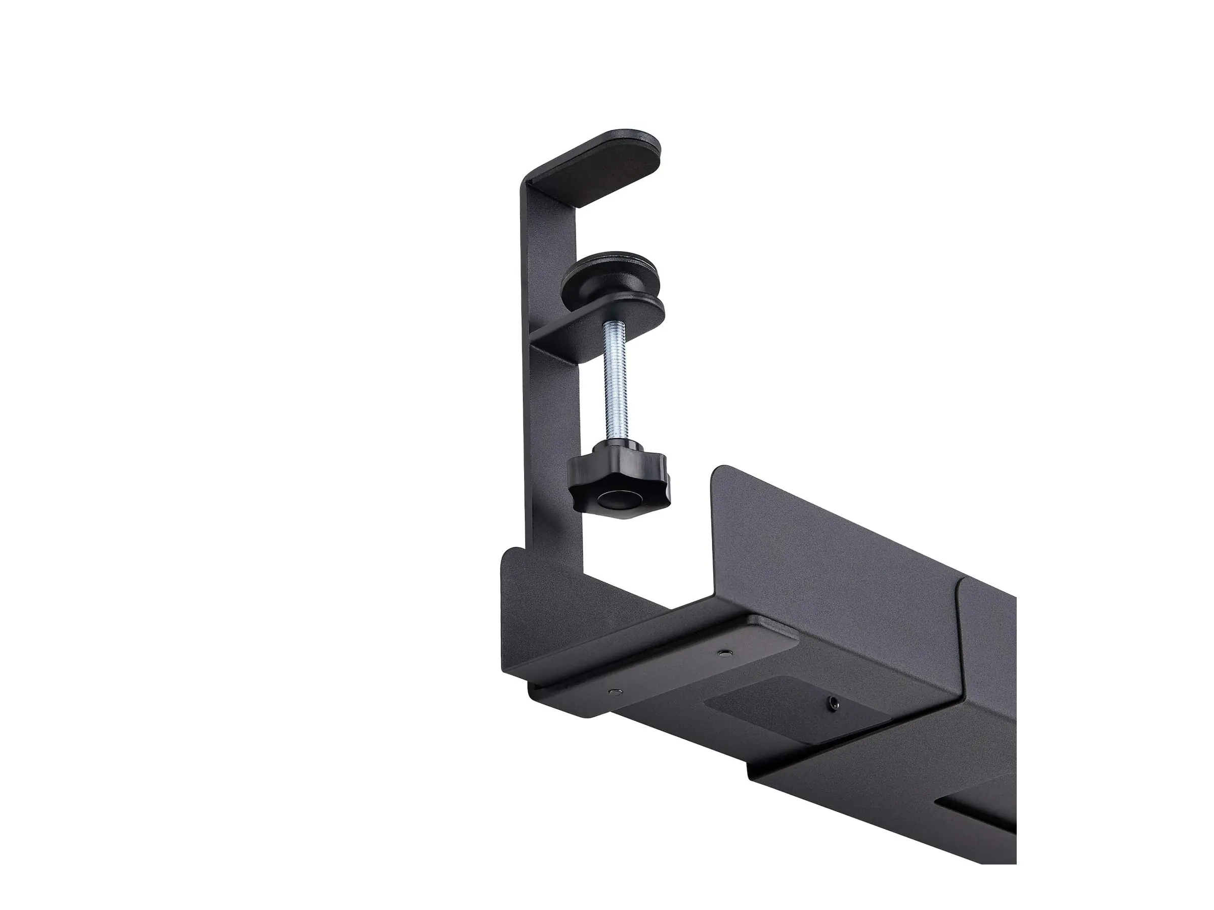 StarTech.com Under Desk Cable Management Tray, Clamp-on Installation