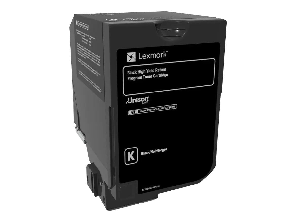 Lexmark - Hohe Ergiebigkeit - Schwarz - Original - Tonerpatrone LCCP, LRP - für Lexmark CS720de, CS720dte, CS725de, CS725dte Lexmark - Hohe Ergiebigkeit - Schwarz - Original - Tonerpatrone LCCP, LRP - für Lexmark CS720de, CS720dte, CS725de, CS725dte