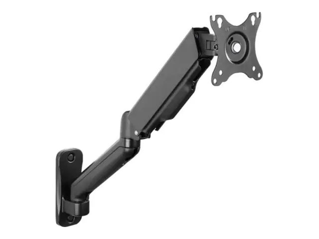 equip - Befestigungskit (Montagearm) - für LCD-Display - Kunststoff, stainless steel, Aluminium - Schwarz - Bildschirmgröße: 43.2-81.3 cm (17"-32") - Wandmontage