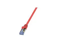LogiLink PrimeLine - Patch-Kabel - RJ-45 (M) zu RJ-45 (M) - 3 m - SFTP, PiMF - CAT 6 - halogenfrei, ohne Haken - Blau