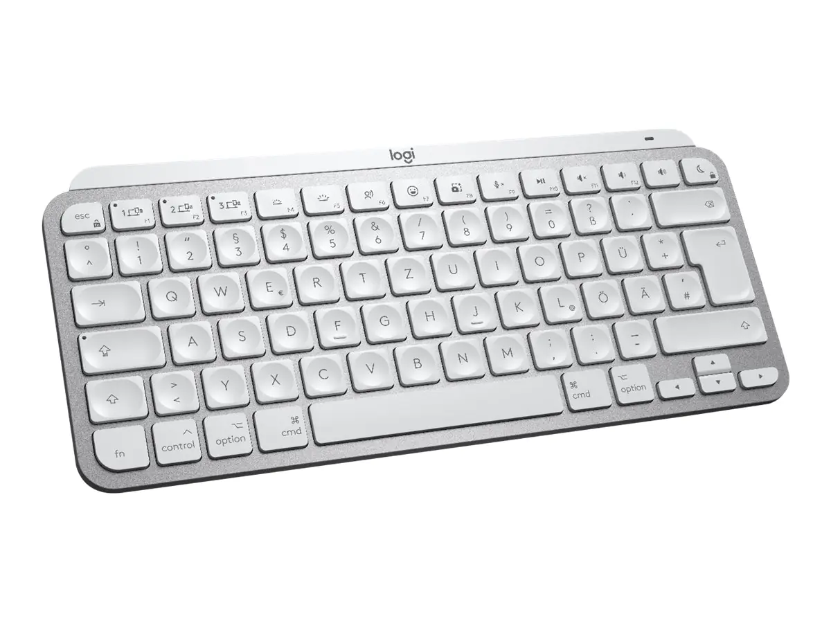 Logitech MX Keys Mini for Mac - Tastatur - hinterleuchtet - Bluetooth - QWERTZ - Schweiz - Pale Gray