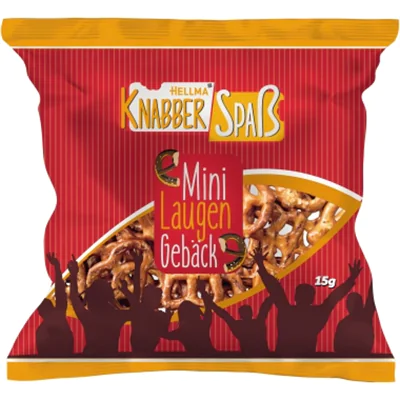 Hellma Gebäck Mini Laugengebäck 70101516 15g 70 St./Pack. Hellma Gebäck Mini Laugengebäck 70101516 15g 70 St./Pack.