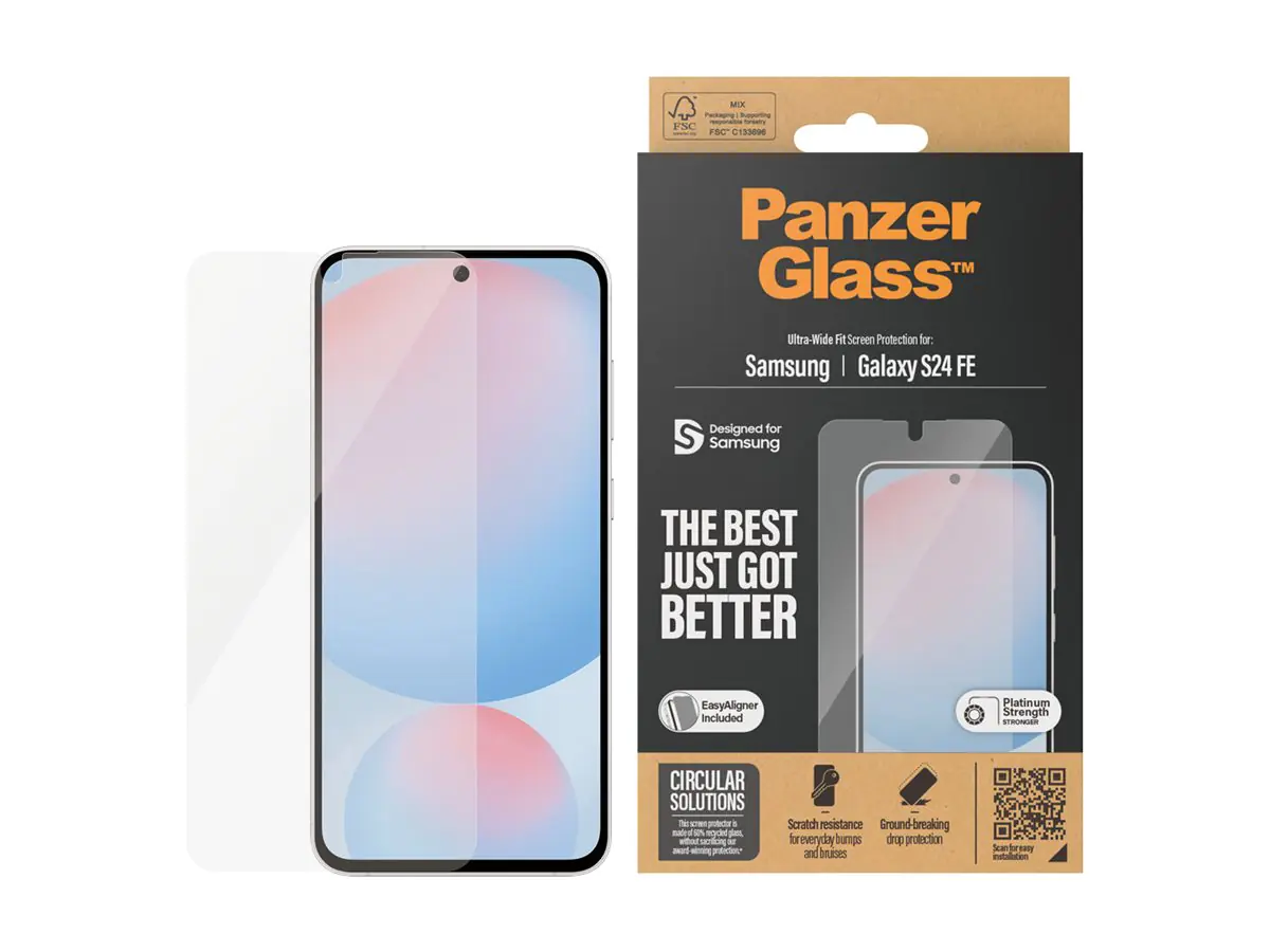 PanzerGlass Bildschirmschutz für Handy - ultraweite 7378