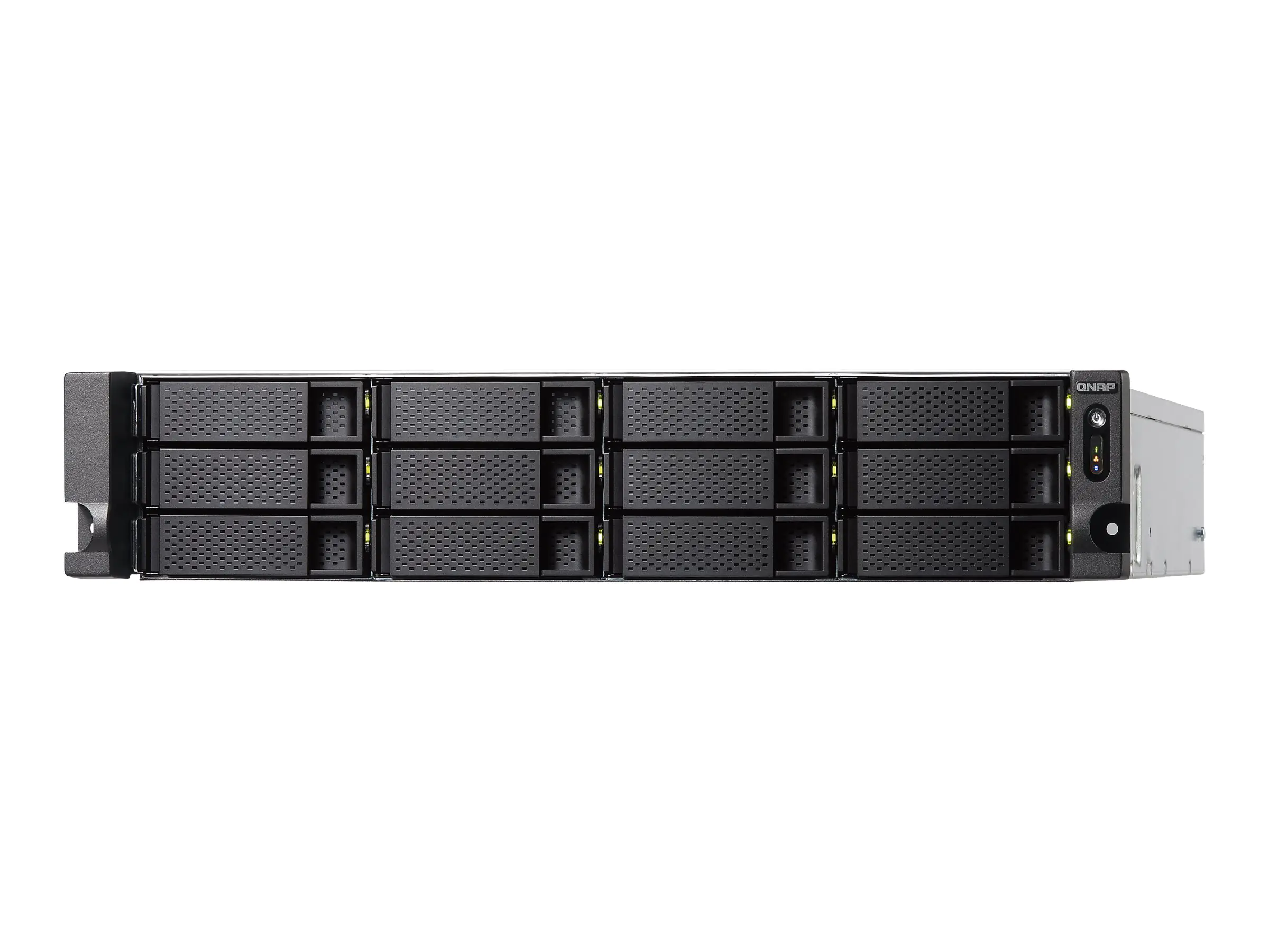 QNAP TS-h1886XU-RP R2 - NAS-Server - 18 Schächte - Rack - einbaufähig - SATA 6Gb/s - RAID RAID 0, 1, 5, 6, 10, 50, JBOD, 60, RAID TP - RAM 32 GB - 2.5 Gigabit Ethernet / 10 Gigabit Ethernet - iSCSI Support - 2U