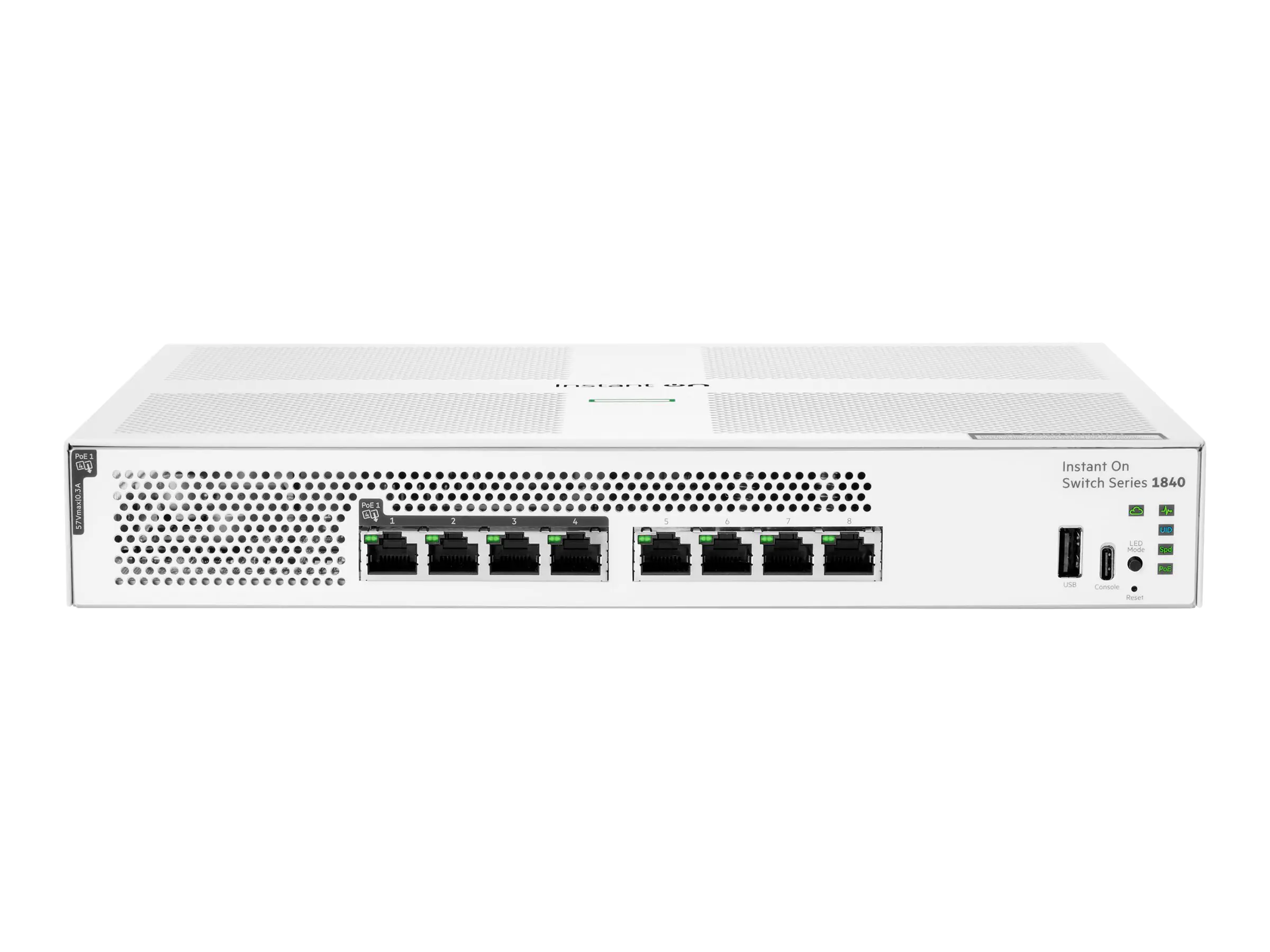 HPE Networking Instant On 1840 - Switch - managed - 7 x 10/100/1000 + 1 x 10/100/1000 (PoE) S5E25A#ABB