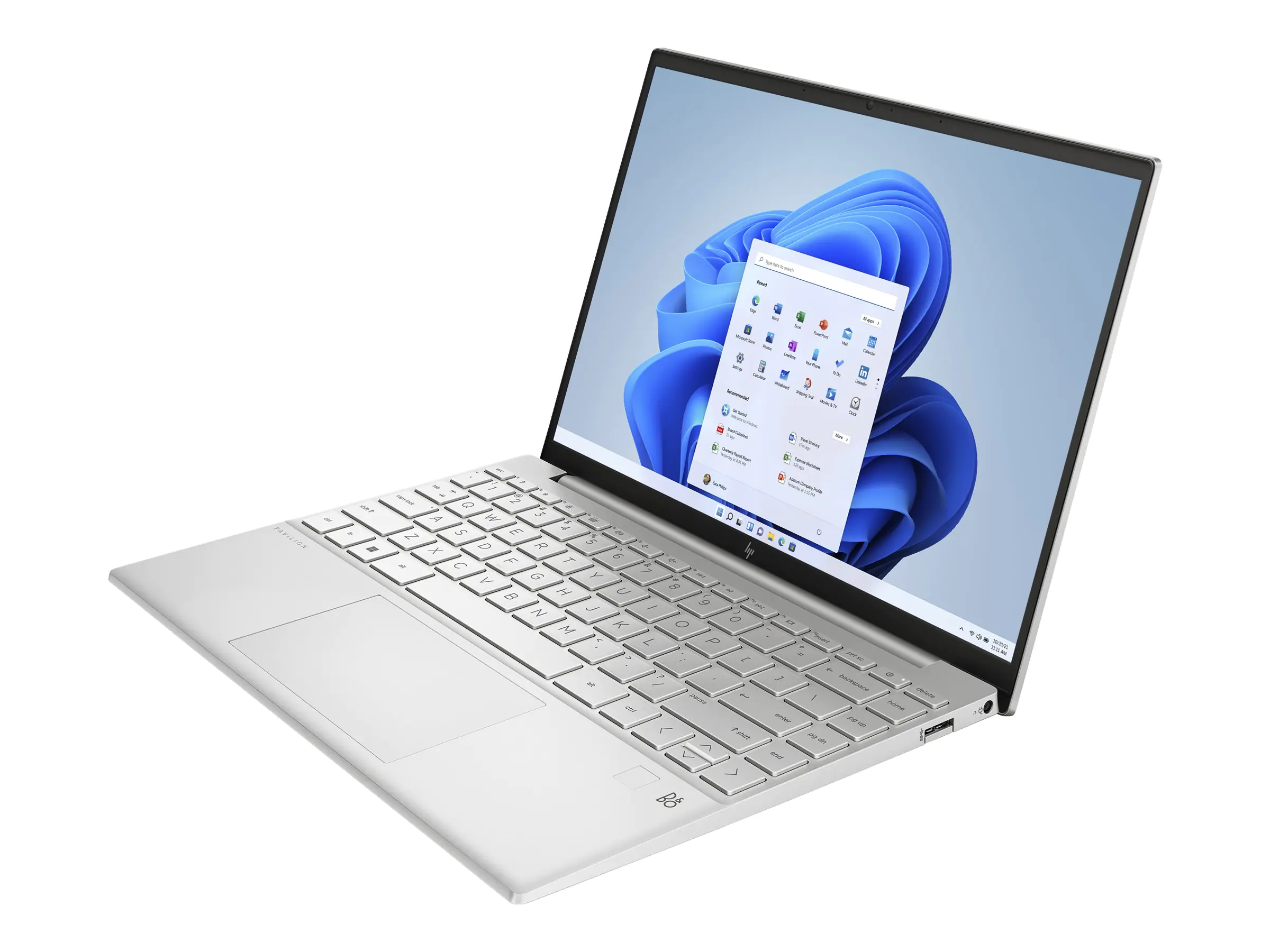 HP Pavilion Aero Laptop 13-be2075ng - AMD Ryzen 7 7735U / 2.7 GHz - Win 11 Home - Radeon 660M - 16 GB RAM - 1 TB SSD NVMe - 33.8 cm (13.3") IPS 1920 x 1200 - Wi-Fi 6 - Magnesium Natural Silver - kbd: Deutsch