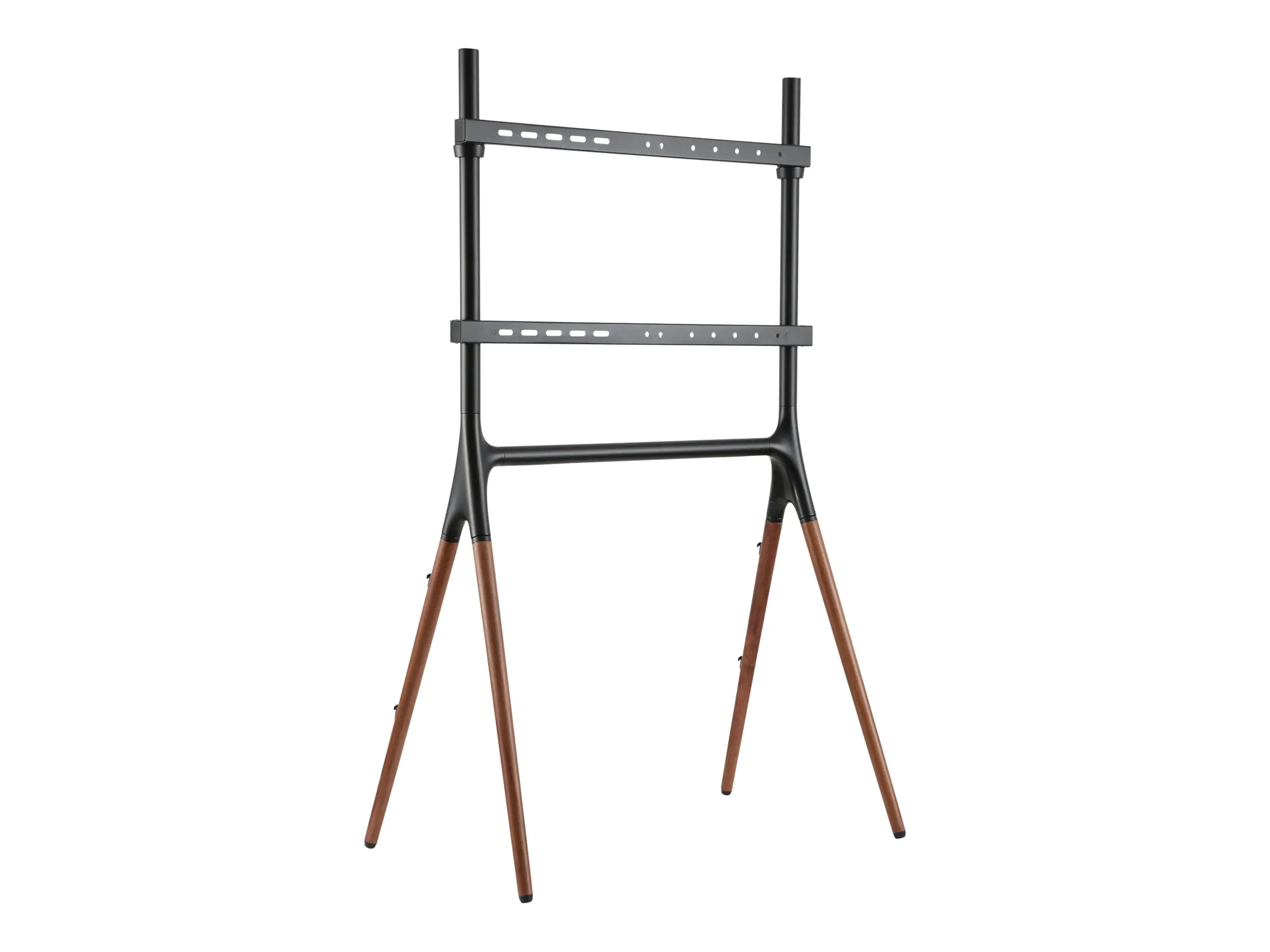 Techly Aufstellung - Stativ - für Flachbildschirm - Schwarz, braun - Bildschirmgröße: 124.5-177.8 cm (49"-70") ICA-TR19