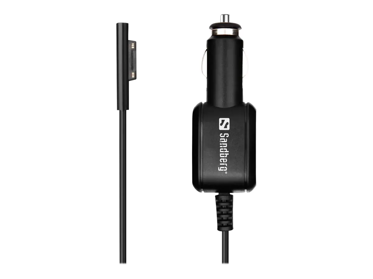 Sandberg - Auto-Netzteil - 2.58 A (Microsoft Surface Pro 3-Konnektor) - für Microsoft Surface Pro 3, Pro 4 Sandberg - Auto-Netzteil - 2.58 A (Microsoft Surface Pro 3-Konnektor) - für Microsoft Surface Pro 3, Pro 4
