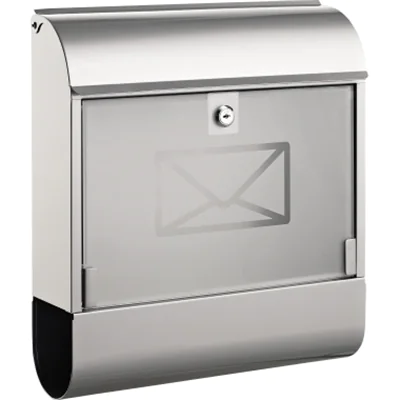 ALCO Briefkasten 8608 36x40x11cm Metall silber ALCO Briefkasten 8608 36x40x11cm Metall silber