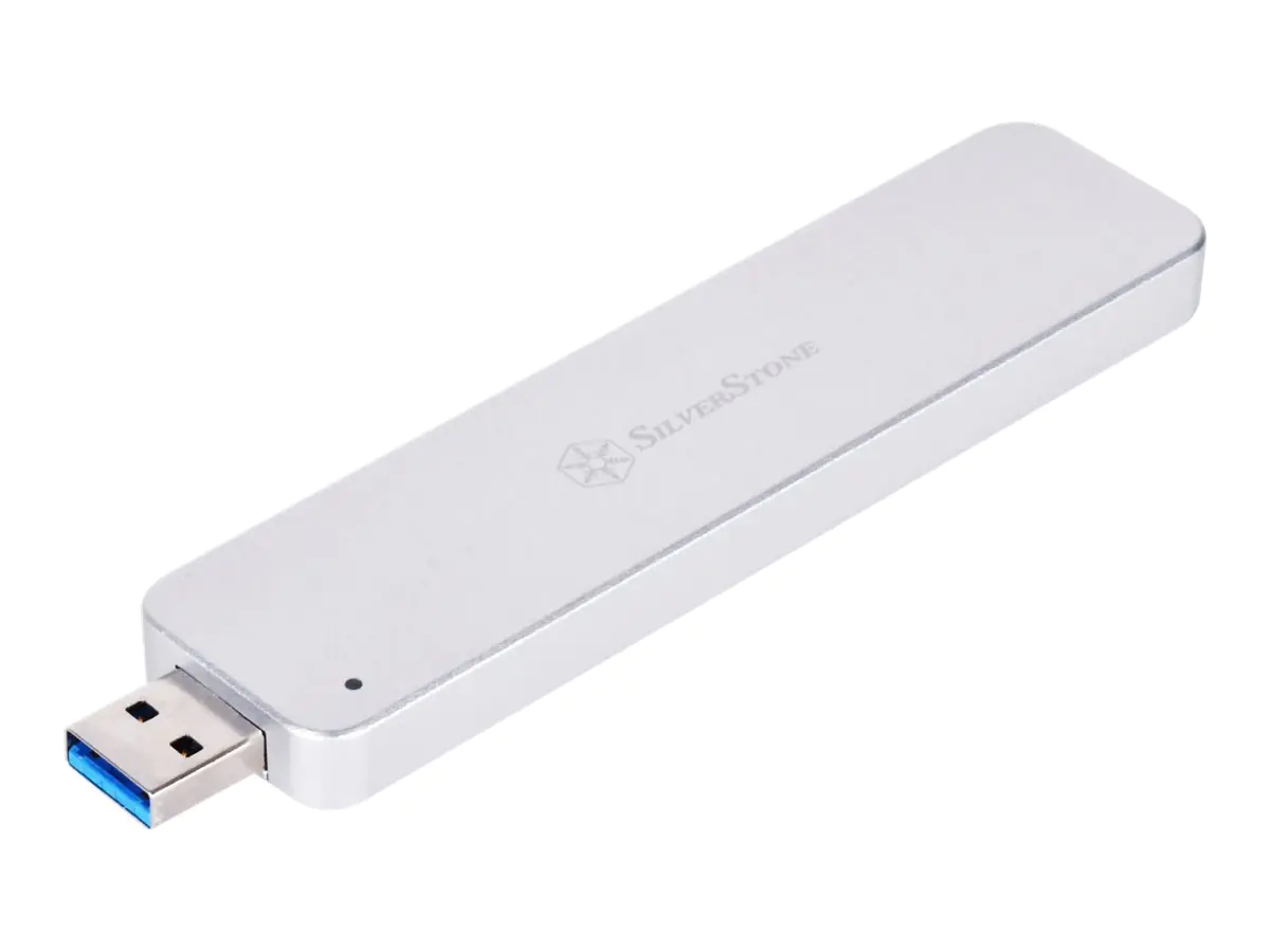 SilverStone Mobile Series MS09 - Speichergehäuse - M.2 Card - USB 3.1 (Gen 2) SST-MS09S