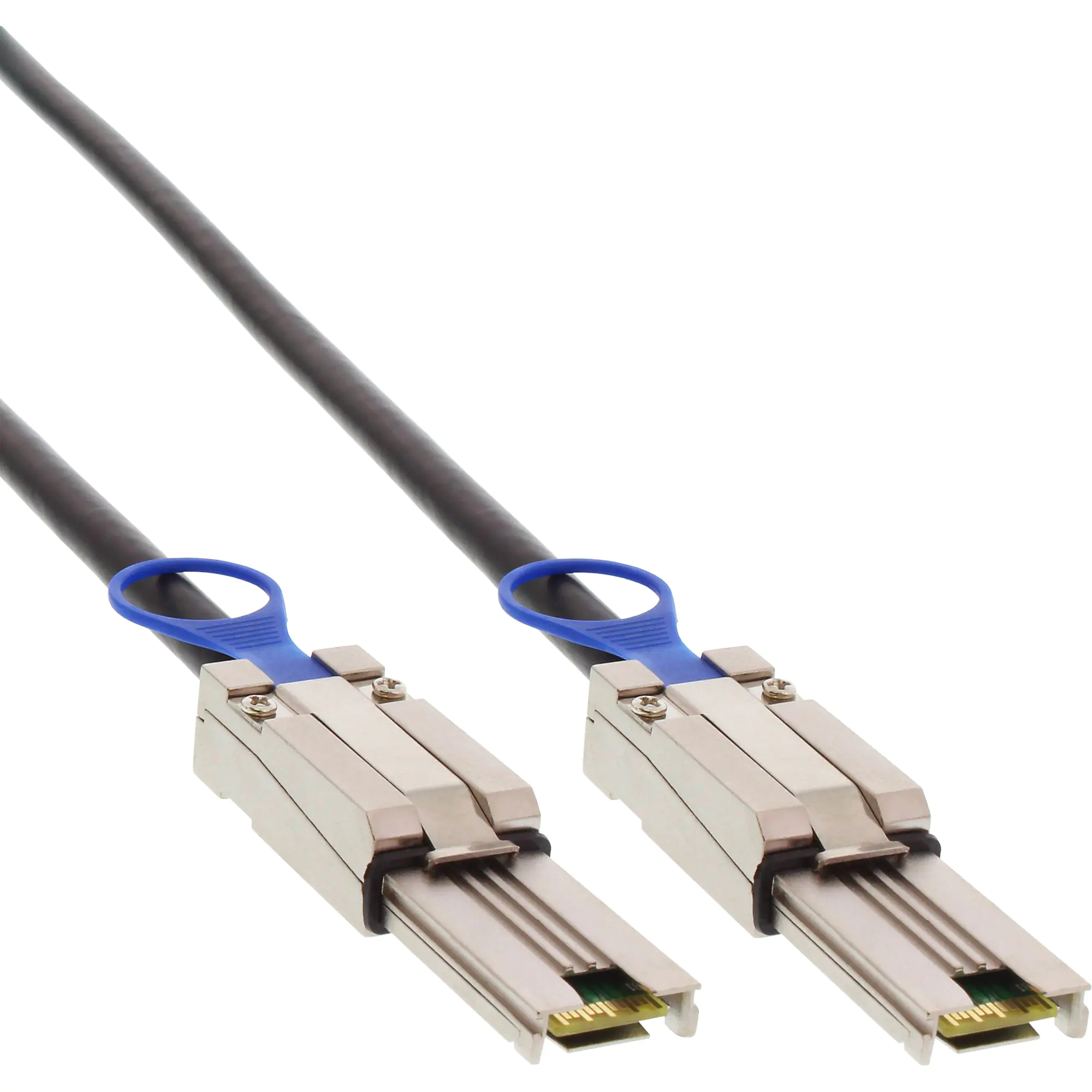 InLine - Externes SAS-Kabel - 4x Shielded Mini MultiLane SAS (SFF-8088), 26-polig zu 4x Shielded Mini MultiLane SAS (SFF-8088), 26-polig - 50 cm