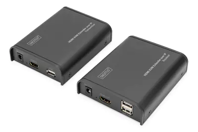 DIGITUS HDMI KVM Extender über IP, Set DIGITUS HDMI KVM Extender über IP, Set