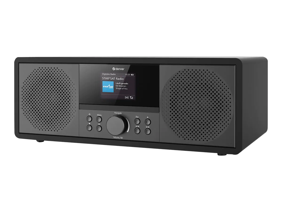 DENVER MIR-270B - Microsystem - 2 x 10 Watt - Schwarz