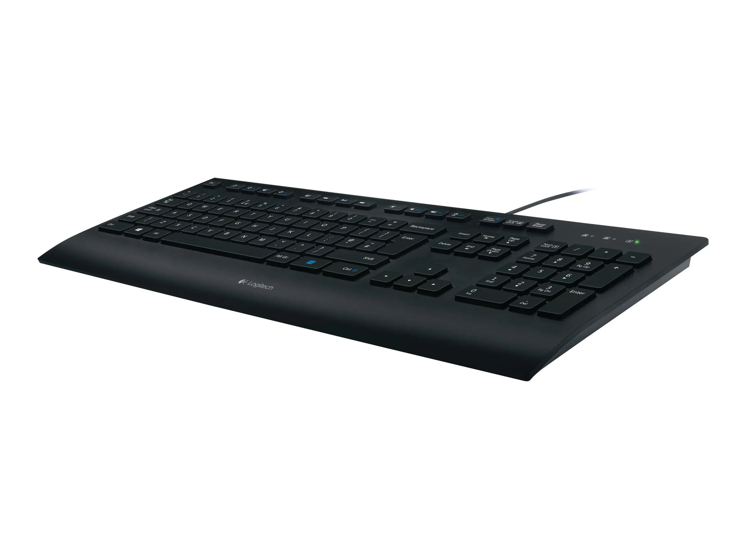 Logitech Corded K280e - Tastatur - USB - US International Logitech Corded K280e - Tastatur - USB - US International