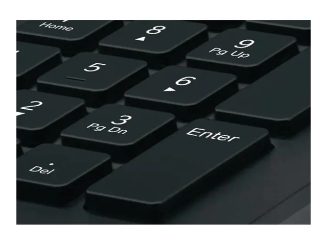 Logitech Corded K280e - Tastatur - USB - US International 920-005217