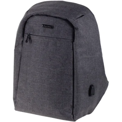 LIGHTPAK Rucksack SAFEPAK 46153 Polyester grau LIGHTPAK Rucksack SAFEPAK 46153 Polyester grau