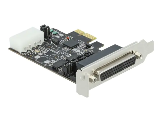 Delock - Serieller Adapter - PCIe 2.0 Low-Profile - RS-232 x 2 - Schwarz