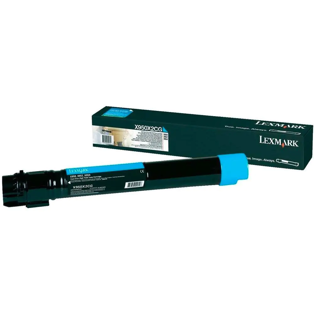 Lexmark - Besonders hohe Ergiebigkeit - Cyan - Original - Tonerpatrone LCCP - für Lexmark X950DE, X950dhe, X950dte, X952, X952DE, X952dhe, X952DTE, X954DE, X954DHE Lexmark - Besonders hohe Ergiebigkeit - Cyan - Original - Tonerpatrone LCCP - für Lexmark X950DE, X950dhe, X950dte, X952, X952DE, X952dhe, X952DTE, X954DE, X954DHE