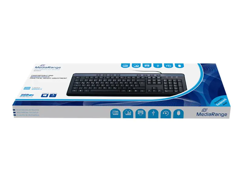 MediaRange MROS102 - Tastatur - USB - Schwarz MediaRange MROS102 - Tastatur - USB - Schwarz