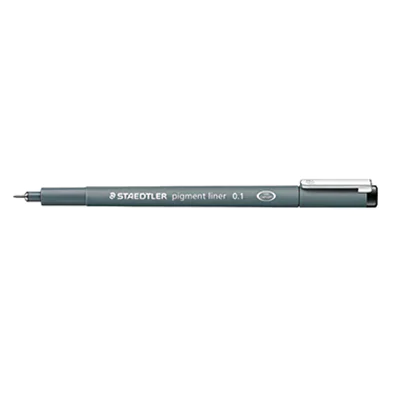 STAEDTLER Fineliner pigment liner 308 01-9 0,1mm schwarz STAEDTLER Fineliner pigment liner 308 01-9 0,1mm schwarz