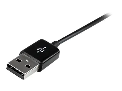 StarTech 3m USB Kabel für Asus Transformer Pad und EeePad Transformer (TF101) - Dock Connector / Anschluss Daten- Ladekabel - Lade-/Datenkabel - ASUS 40-poliger Dock-Anschluss männlich zu USB männlich - 3 m - Doppelisolierung - Schwarz - für ASUS Transfor
