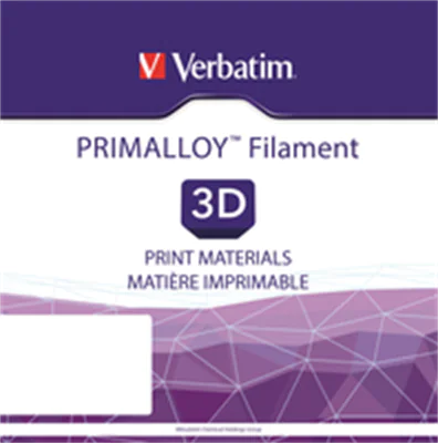 Verbatim Primalloy - Schwarz - 500 g - 190 m - TPE-Filament (3D) Verbatim Primalloy - Schwarz - 500 g - 190 m - TPE-Filament (3D)