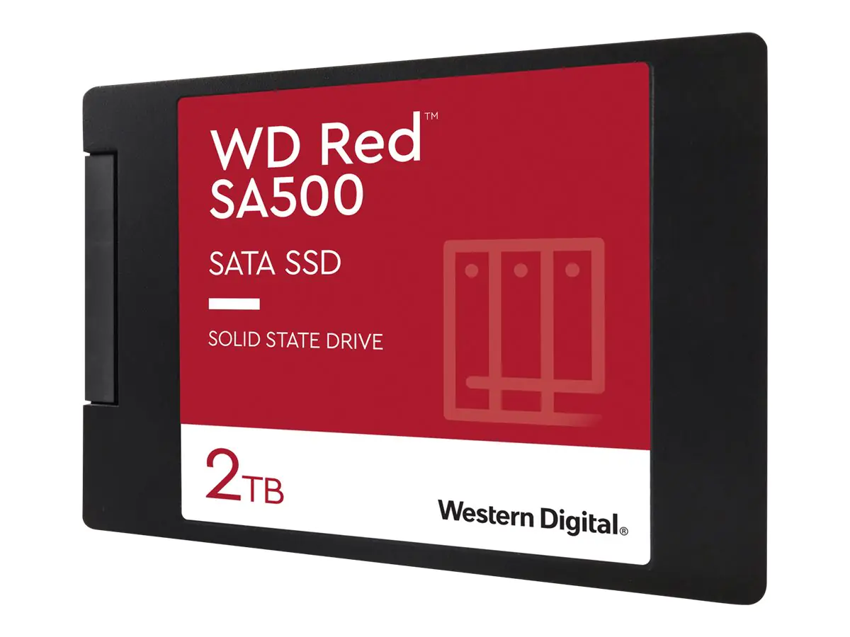 WD Red SA500 WDS200T1R0A - SSD - 2 TB - intern - 2.5" (6.4 cm) - SATA 6Gb/s