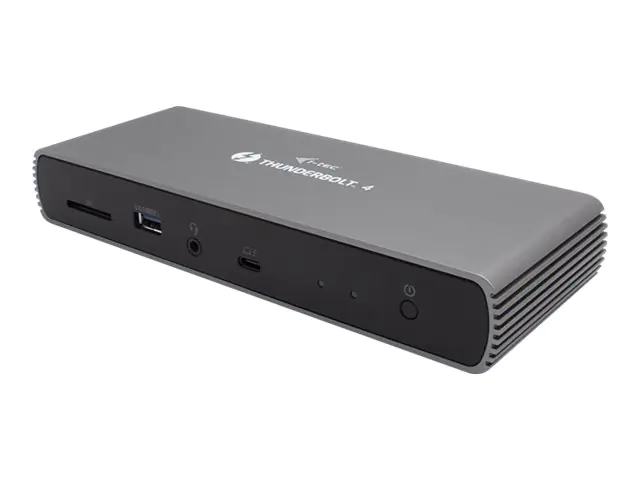 i-Tec Thunderbolt 4 Dual Display Docking Station + Power Delivery - Dockingstation - Thunderbolt 4 - 12-slot - 2 x Thunderbolt, HDMI - 2.5GbE